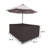 HeavyDuty Multipurpose Waterproof Outdoor Rectangle Dining Table &Chair Set Cover with Umbrella Hole-1844352415-1844352403