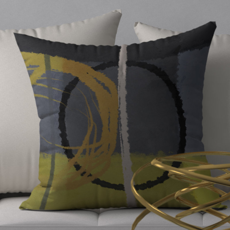 Reversible Throw Pillow, 20" x 20"
