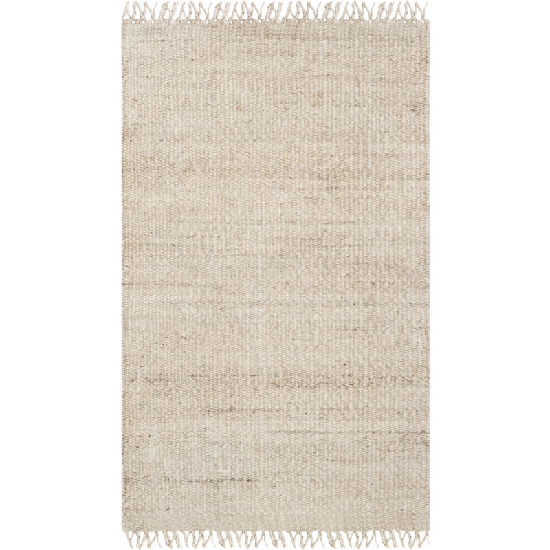 Fitzwater Hand Woven Jute Area Rug, Rectangle 2 pi x 3 pi