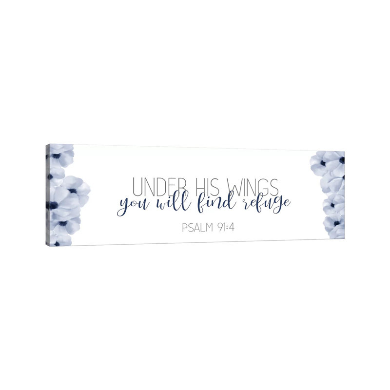 Under His Wings by Ann Bailey - Wrapped Canvas Panoramic Gallery-Wrapped Canvas Giclée, 30.48 cm H x 91.44 cm W x 3.175 cm D