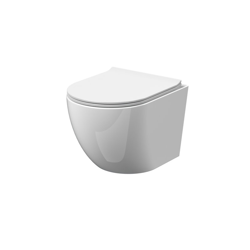 Nuie Freya 0L LPF Elongated Wall Mounted Wall Hung Toilets (Seat Included)