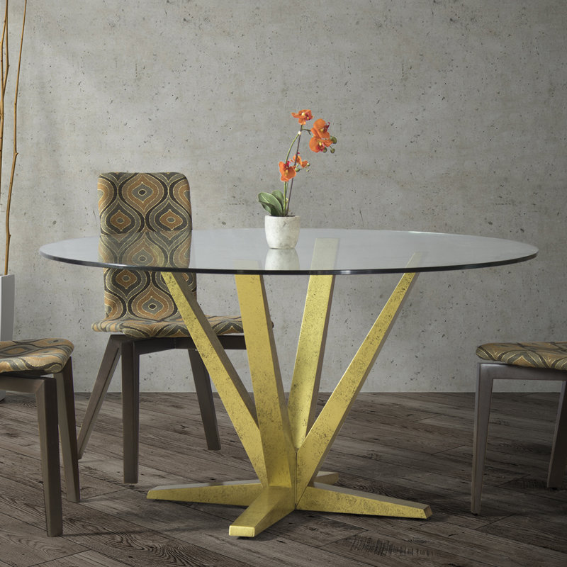 Table de salle à manger Aura, Ombre, H 28,5 po x l 48 po x L 48 po