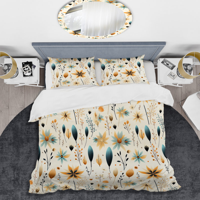 Ensemble de housse de couette Earthy Elegance Boho, Housse de couette pour très grand lit et 2 très