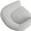 Fauteuil d'appoint rembourré en tissu Greer Boucle-106273840