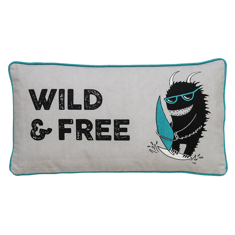Cotton Reversible Throw Pillow