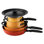 Meyer Accent Series Nonstick And Stainless Steel Induction Cookware Essentials Set, 6-Piece, Spark Edition