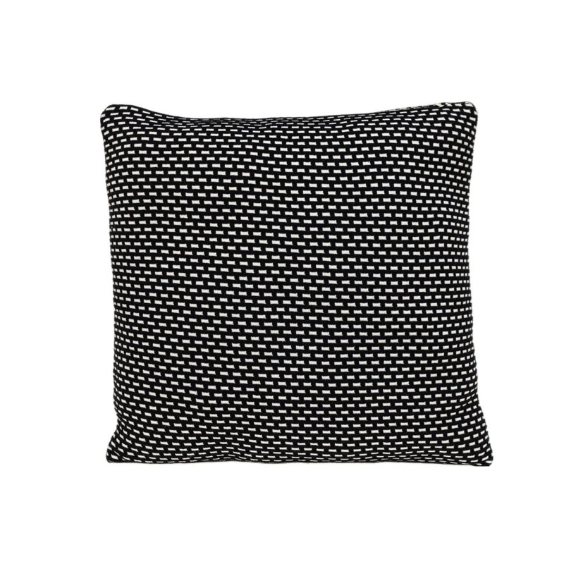 Tuxedo Transitional Black Throw Pillow