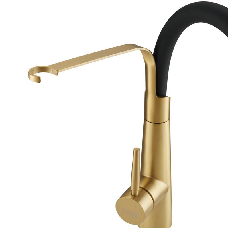 Belfry Kitchen Hyuk Kitchen Faucet, Gold
