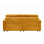 Canapé rembourré avec porte-gobelet et coussin pour le salon, le bureau