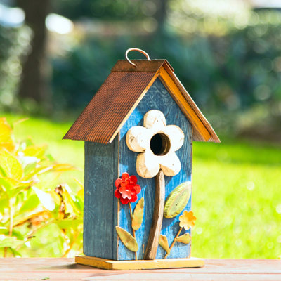 Strader 10.25'' H x 6.25'' W x 4.75'' D Birdhouse