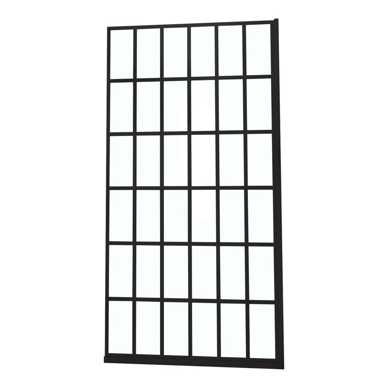 Porte de douche à panneau simple sans cadre l 38 "x H 72"