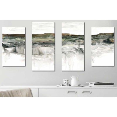"River Flow" par Carol Robinson, ensemble de 4 reproductions sur toiles