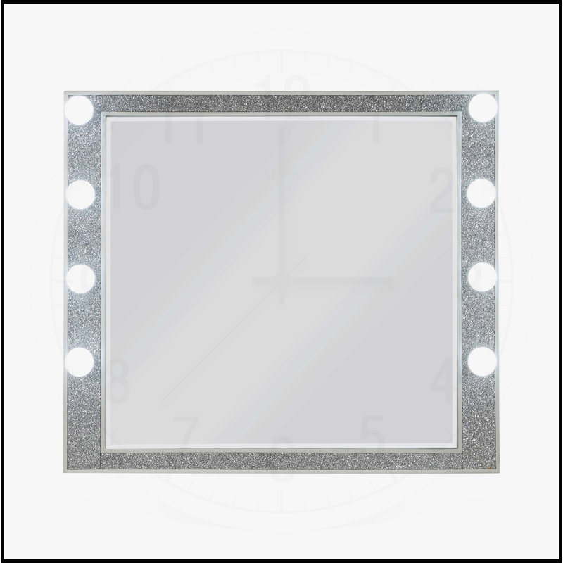 Miroir Sliverfluff avec finition champagne et lumière