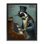 "Piano jouant un pingouin gris", art mural sur toile flottante par Ray Heere