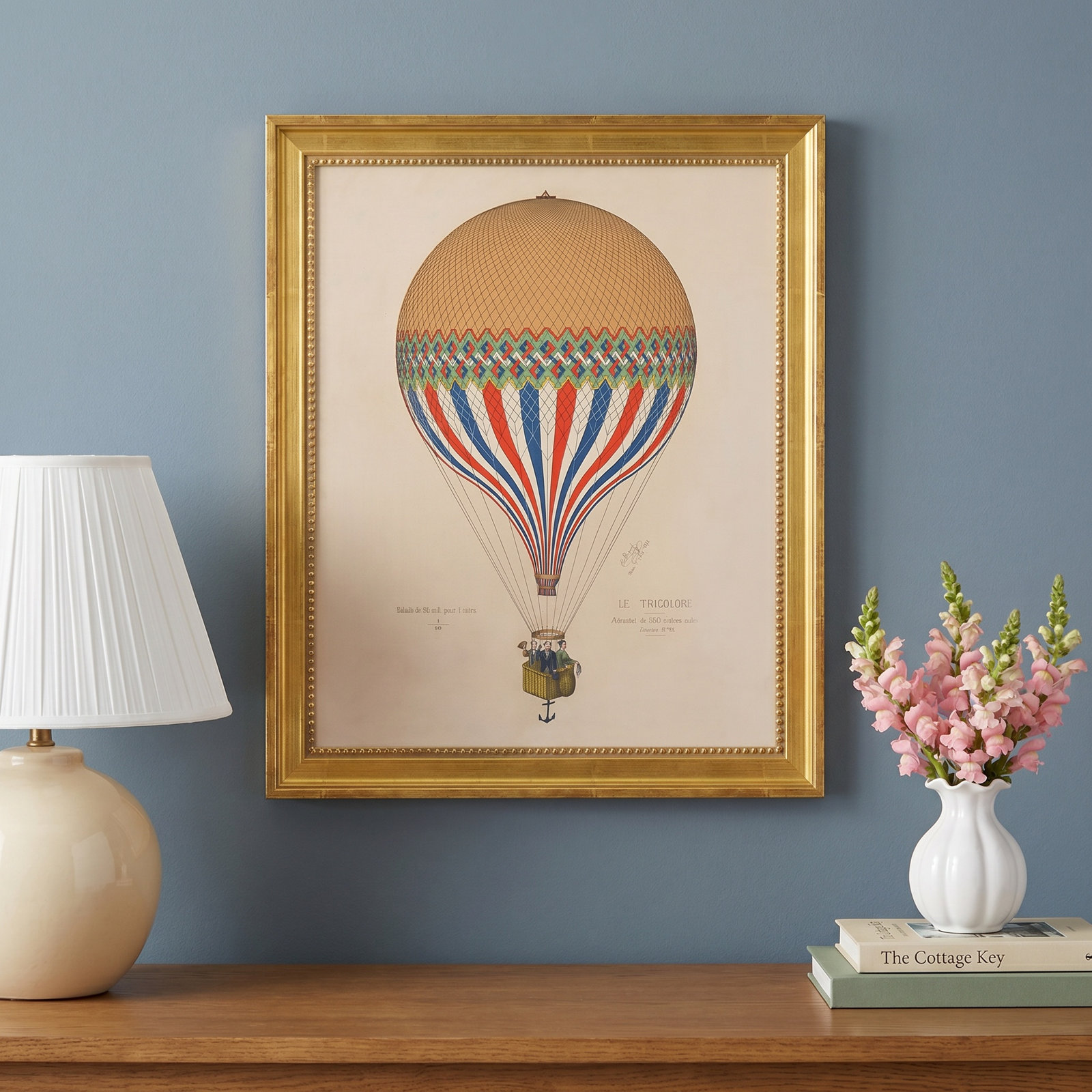 Hot Air Balloon 1874 Poster by E. Hamelin