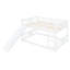 Lit double superposé avec glissade, option de chambre à coucher polyvalente et élégante