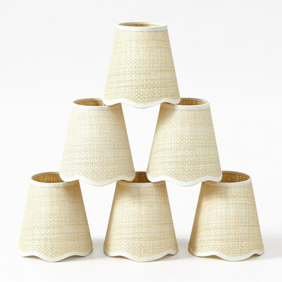6" H Paper Rope Empire Lamp Shade