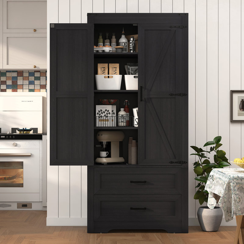 Garde-manger 70,8 po, Noir