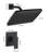 Wall Mounted Shower System Single Handle Shower Faucet Set Brass Shower Trim Kit With Rough-In Valve