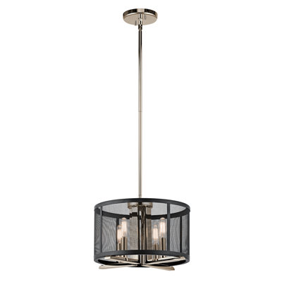 Lustre tambour 4 lumières