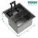 Rv Sink With A Foldable Tap Inside，Bar Sink,Kitcher Sink