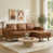 Coffee Brown Faux Leather est en rupture de stock