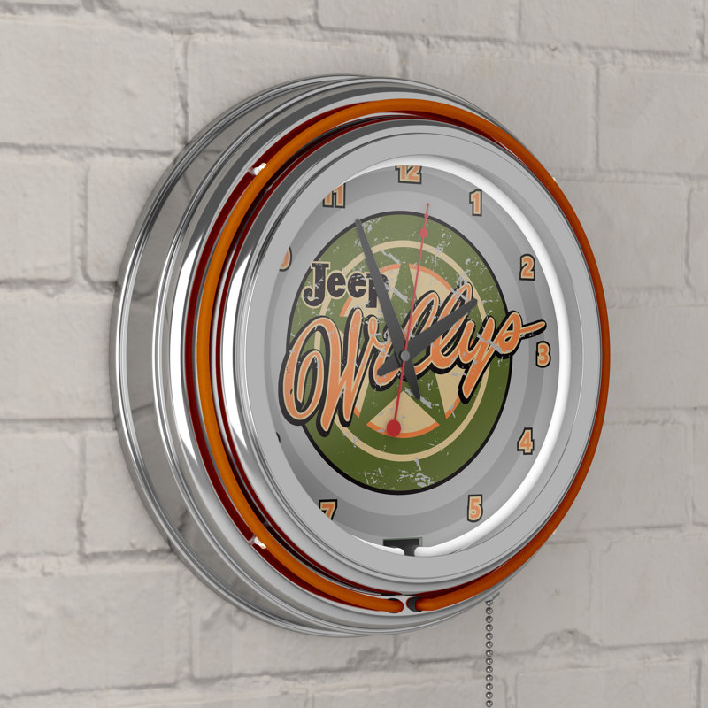 Horloge murale Jeep Willys