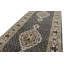 Hand-Knotted High-Quality Dark Blue and Cream Runner