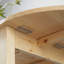 Table de cuisine en bois massif de 55 po, tables à abattants pour petits espaces, table de salle à manger pliante