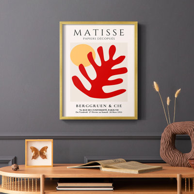 Matisse CLXX Framed Print - Solid Wood
