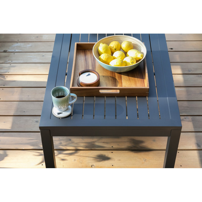 Table basse Vegas en aluminium thermolaqué