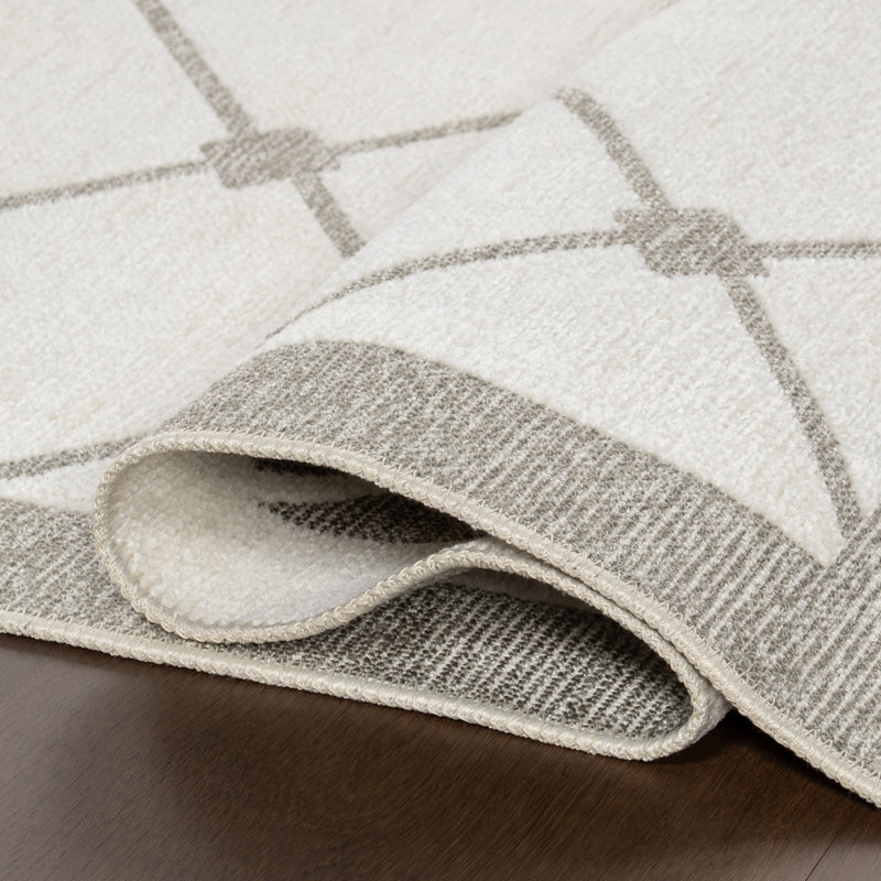 Amiyah Reversible Machine Washable Area Rug, Rectangle 4' x 6'