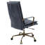 Chaise de bureau en cuir., Chaise de bureau rembourrée Chaise de bureau Fuzzy