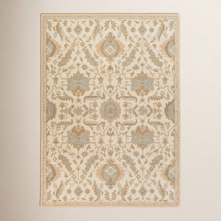 Arden Hand Tufted Wool Cream Rug