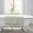 Laura Ashley Heathered Crochet Border Bath Rug 2-Piece Set-108891116-108891115