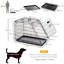 Metal Pet Vehicle Travel Carrier with 1 Door