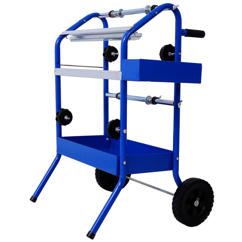 18" Mobile Multi-roll Masking Paper Machine With Storage Trays
