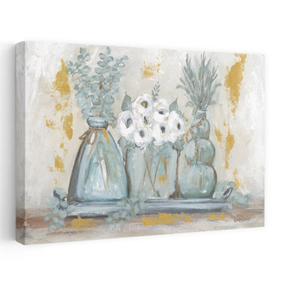 Verre trio floral