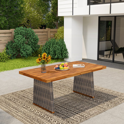 Outdoor Acacia Wood Dining Table