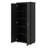 Tall Wooden Storage With Two Doors Bookcase With Adjustable Shelves, Freestanding Kitchen Pantry Cabinet