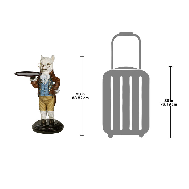 Alfred the Alpaca Butler Sculptural Table