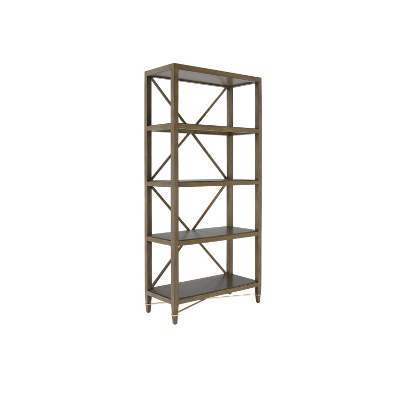 Verona Solid Wood Etagere Bookcase