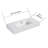 Integrated Solid Surface Basin WITHOUT Drain And Faucet, Glossy White Color