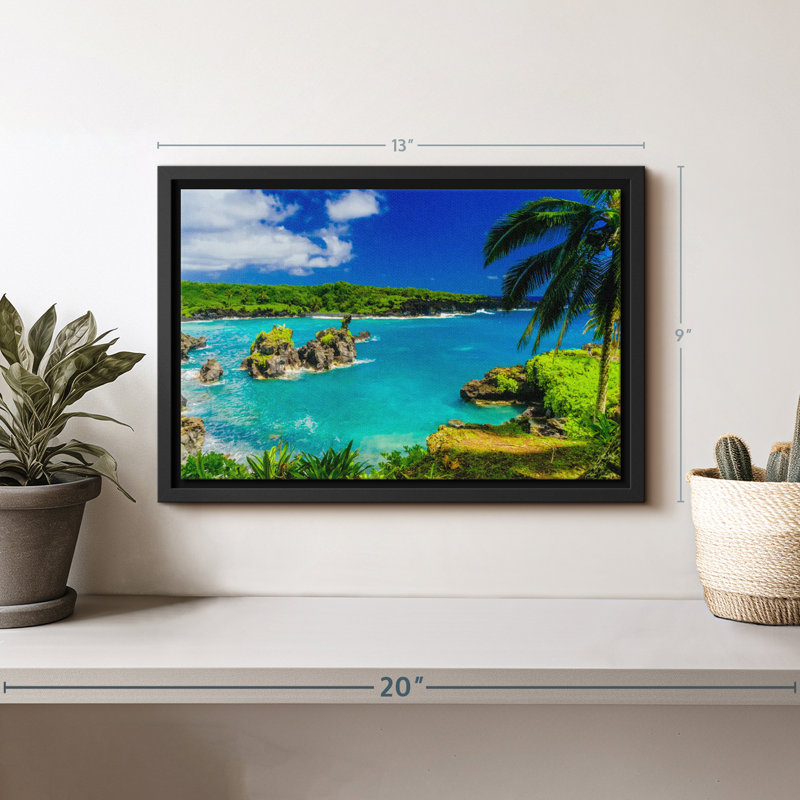 Hana Beach, reproduction sur toile, H 9 po x l 13 po