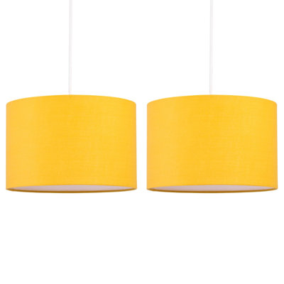 16cm H Cotton Drum Pendant Shade ( Uno )