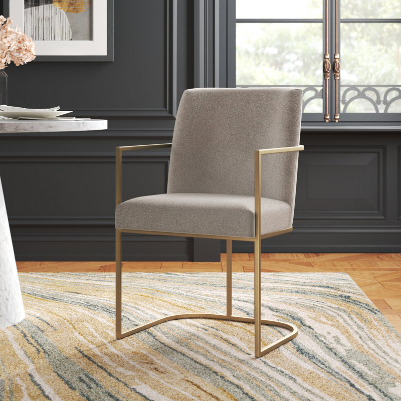 Caddo 18.5'' H Upholstered Armchair, Beige