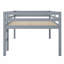 Lit mezzanine en bois avec échelle-446802496