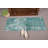 Vintage Anatolian Turkish Overdyed Wool Rug in Rich Green for Small Entry Spaces