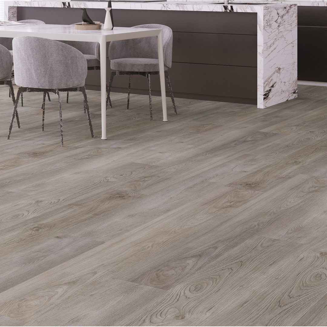 7" x 60" x 7mm Oak Click Lock SPC Luxury Vinyl Plank Montserrat 