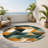 Geogrid Colors Indoor And Outdoor Area Rug-1689923201